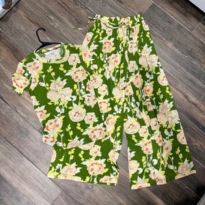 Rebecca Taylor Floral Set